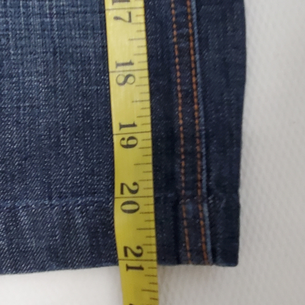 7 For All Mankind Denim Skirt 30 Waist - Picture 8 of 8